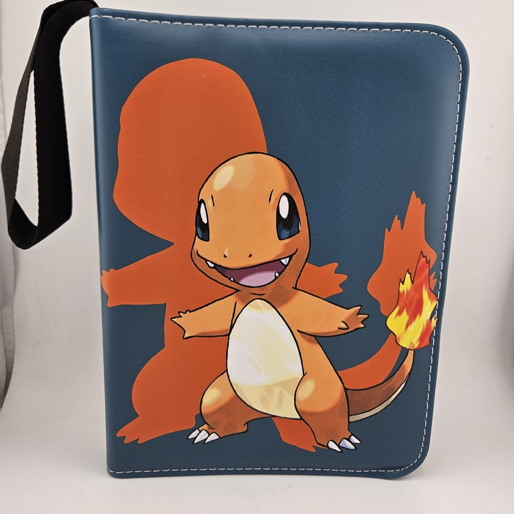 Pokemon Binder 50 Sleeves / Zip Closure/ Wrist Strap NEW